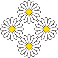 4 Blumen Logo